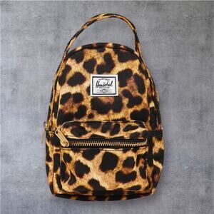 Herschel Supply Co Nova Micro Backpack Leopard Print Tiny Small Bag 7" Travel